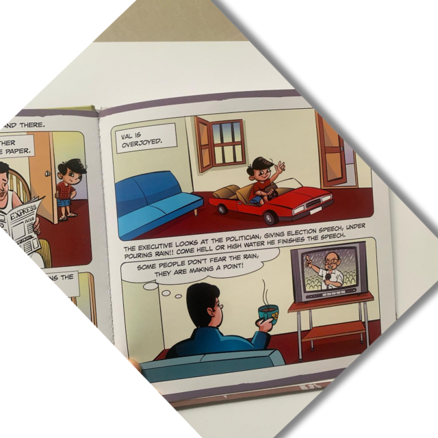 Comic book for children